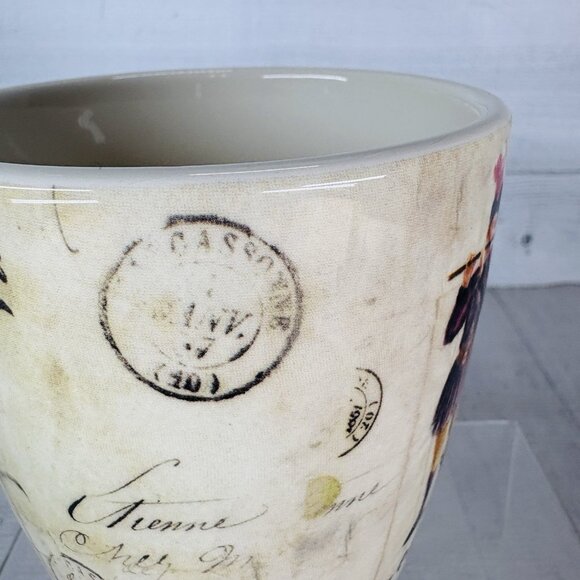 2010 Williams Sonoma 12 DAYS OF CHRISTMAS Multimotif Black Numbers 11/12 Cup Mug - Picture 12 of 15